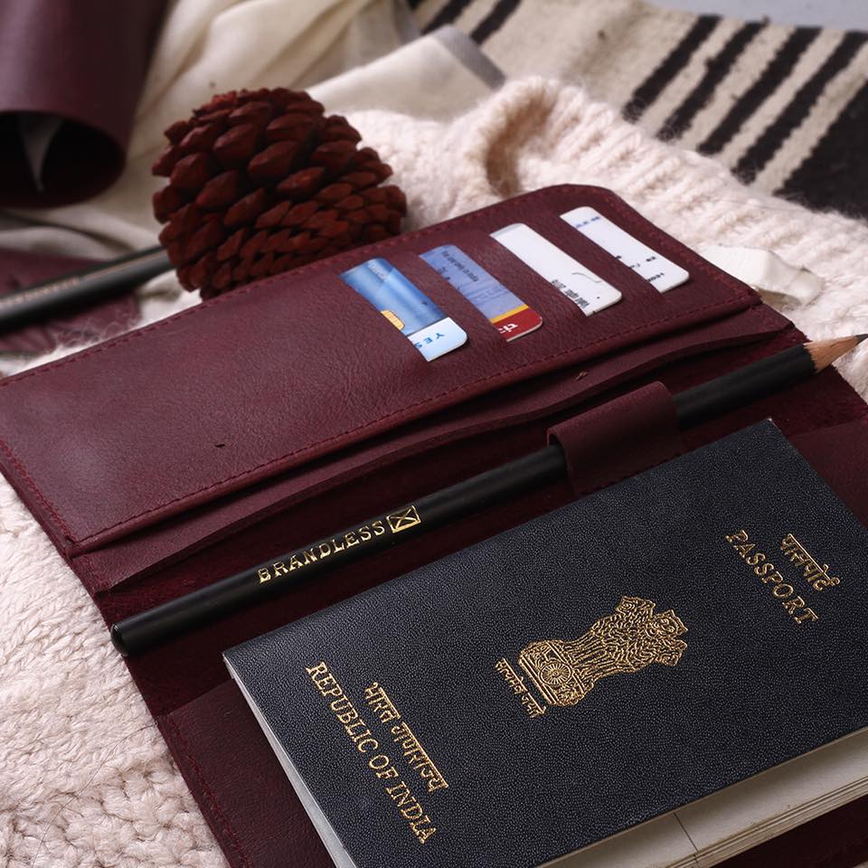 Leather Passport Holder