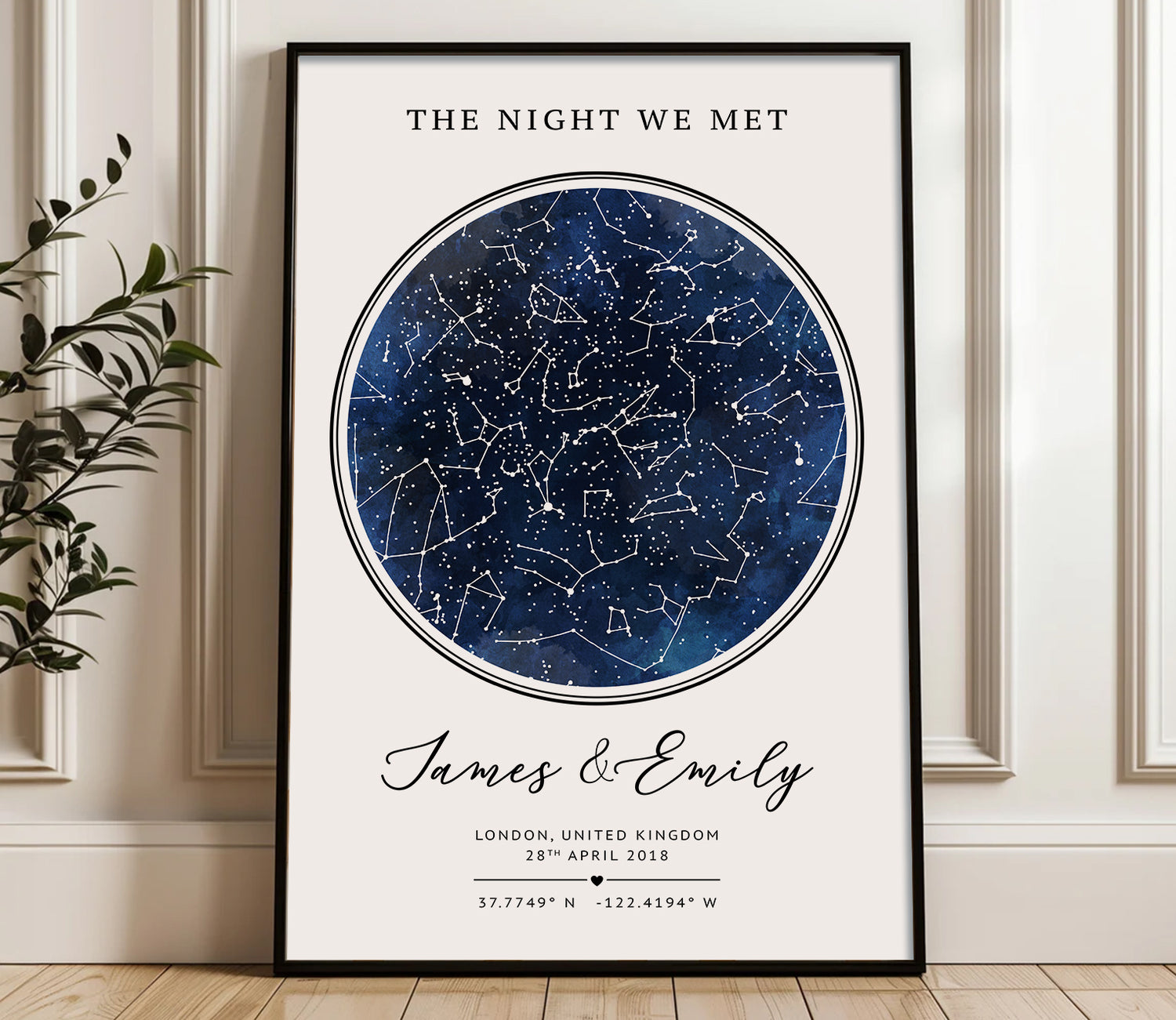 Custom Star Map Print